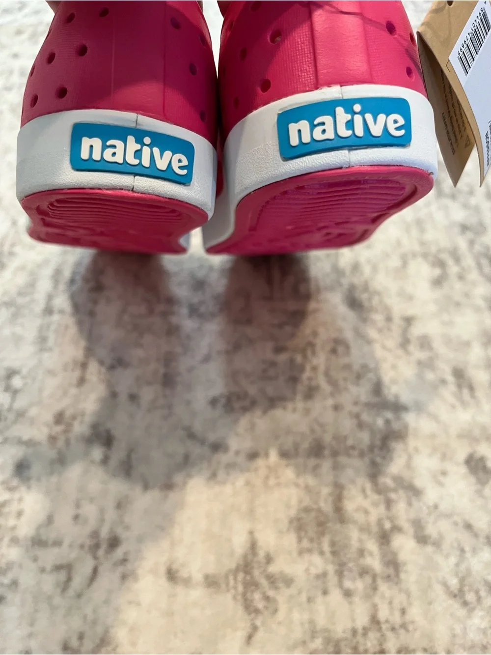 Native Jefferson Slip-On Shoes J2 Hollywood Pink NWT